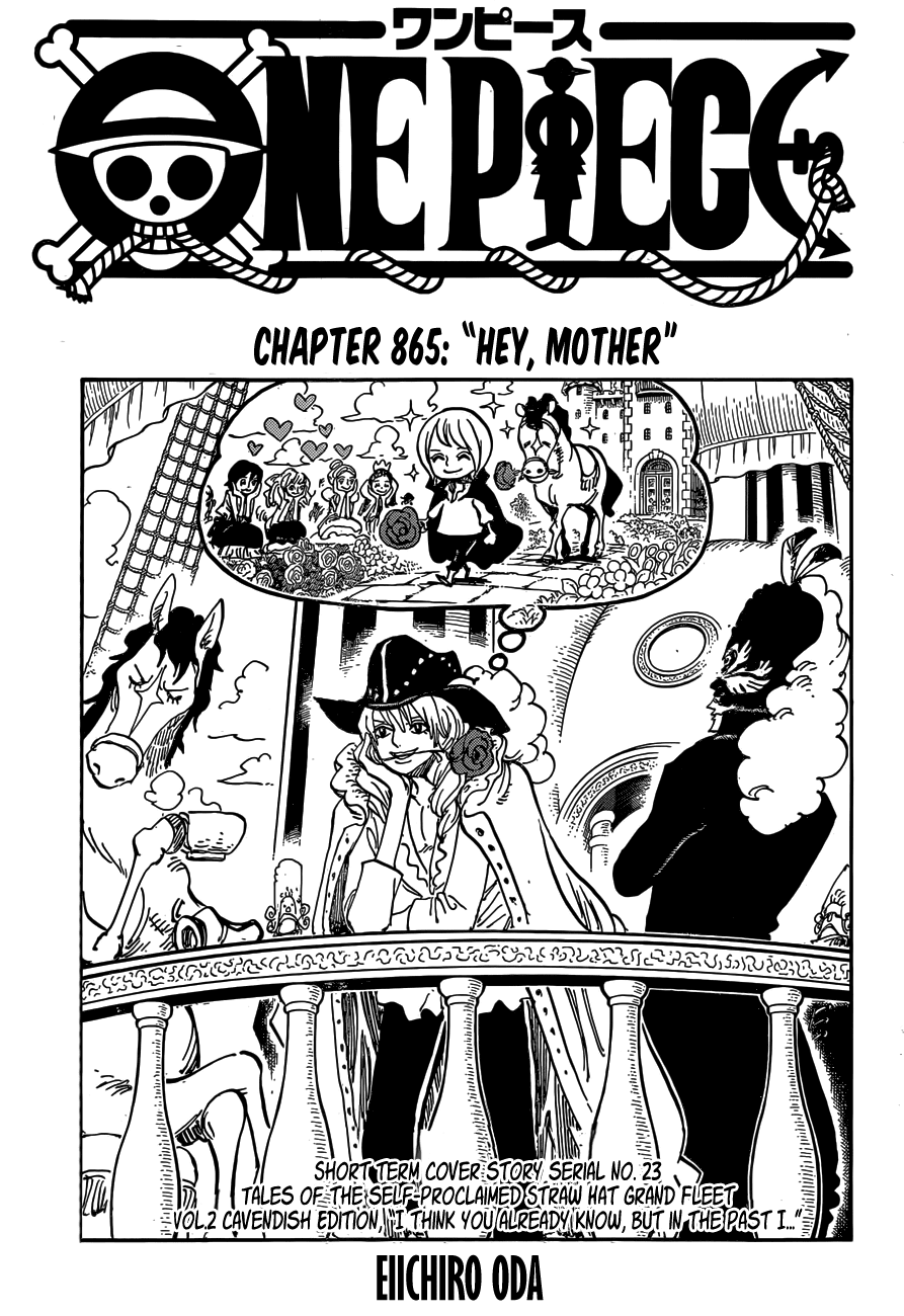 One Piece, Chapter 865 image 01